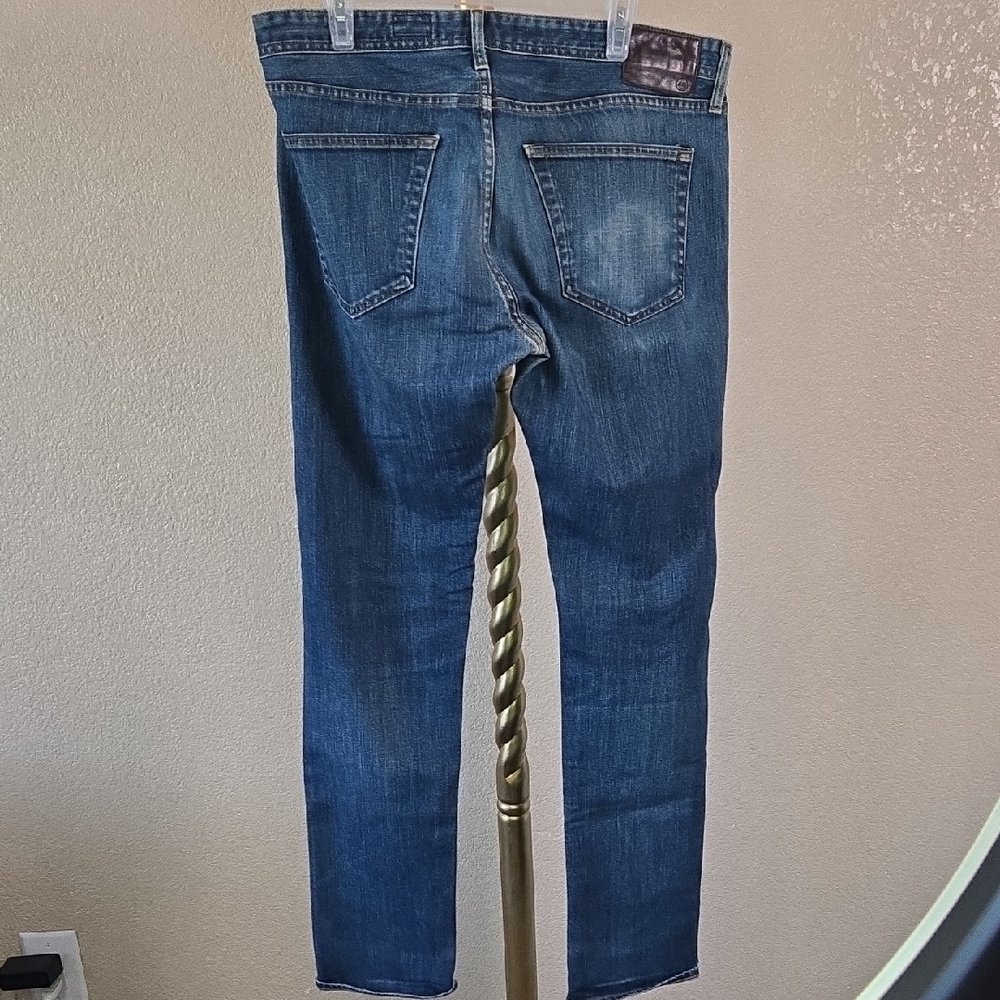 AG Adriano Goldschmied Dark Blue Slim Jeans - Picture 3 of 6